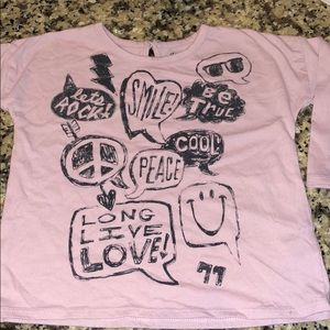 Little 77 (American Eagle Kids) pink shirt